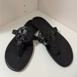 Tory Burch Black Miller Sandals